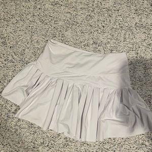 White athletic skirt